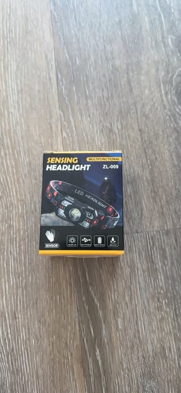 Sensing Headlight ZL-009 LED Headlamp New in Box